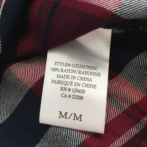 Como Vintage plaid collared tie front shirt - Picture 8 of 12